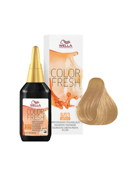 WELLA COLOR FRESH 8/03 RUB.CLR.NAT.DORADO