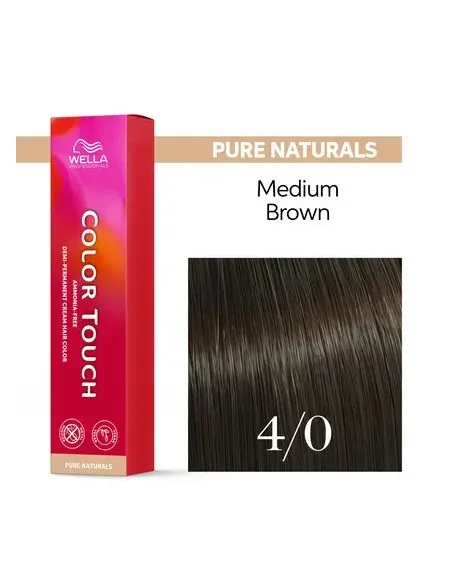 WELLA COLOR TOUCH 4/0 PURE NATURALS 60ML