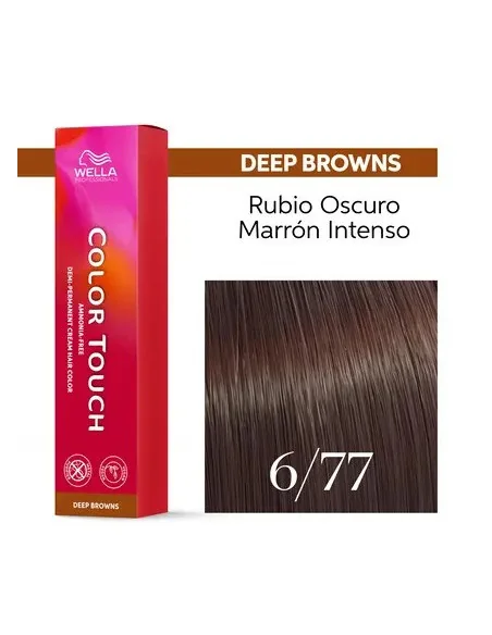WELLA COLOR TOUCH 6/77 DEEP BROWNS 60ML