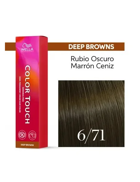 WELLA COLOR TOUCH 6/71 DEEP BROWNS 60ML