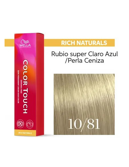 WELLA COLOR TOUCH 10/81 RICH NATURALS  60ML