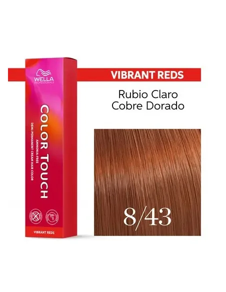 WELLA COLOR TOUCH 8/43 VIBRANT REDS 60ML