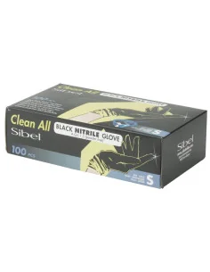 SIBEL CLEAN ALL GUANTES NITRILO NEGROS T/PEQUEÑA 100 UDS. 2