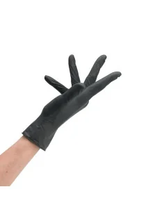 SIBEL CLEAN ALL GUANTES NITRILO NEGROS T/GRANDE 100 UDS.
