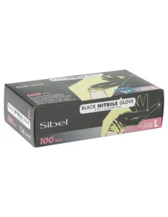 SIBEL CLEAN ALL GUANTES NITRILO NEGROS T/GRANDE 100 UDS. 2