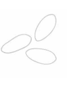 SIBEL GOMAS ELASTICAS TRANSPARENTES 20 MM ( BOTE 500 UDS.)