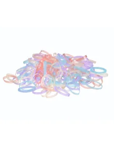 SIBEL GOMAS ELASTICAS COLORES PASTEL 20 MM ( BOTE 500 UDS.)