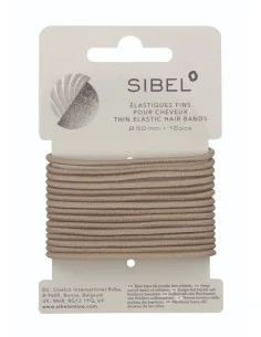 SIBEL GOMAS ELASTICAS BEIGE FINAS ( CARTON 16 UDS.)