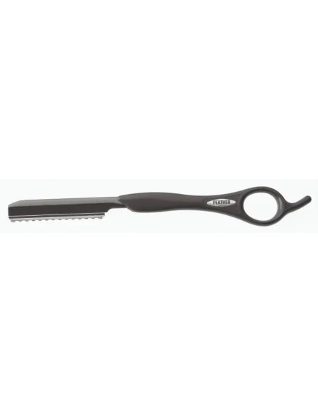 FEATHER NAVAJA STYLING RAZOR NEGRA/TITANIO