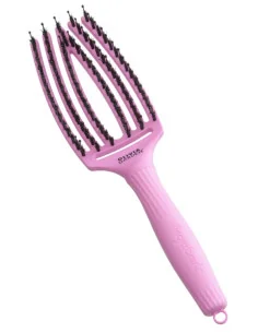 OLIVIA GARDEN FINGERBRUSH BOAR & NYLON MEDIUM PINK TOKIO