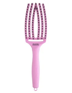 OLIVIA GARDEN FINGERBRUSH BOAR & NYLON MEDIUM PINK TOKIO 2