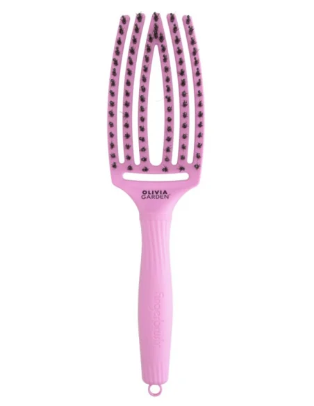 OLIVIA GARDEN FINGERBRUSH BOAR & NYLON MEDIUM PINK TOKIO