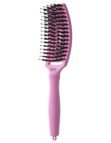 OLIVIA GARDEN FINGERBRUSH BOAR & NYLON MEDIUM PINK TOKIO