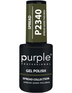 PURPLE GEL POLISH COLOR SPREAD GOOD FEELINGS 10ML