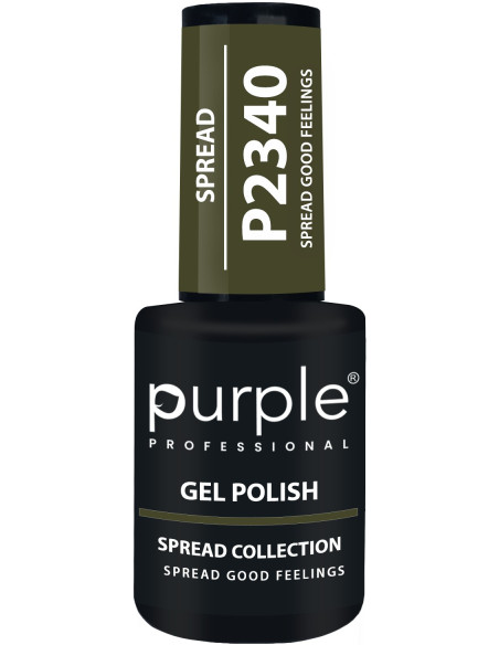 PURPLE GEL POLISH COLOR SPREAD GOOD FEELINGS 10ML