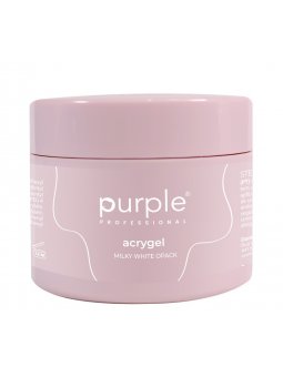 PURPLE ACRYGEL MILKY WHITE...