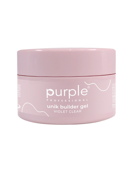 PURPLE UNIK BUILDER GEL VIOLET CLEAR 50GR