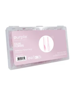 PURPLE DUAL FORMS BALLERINA FRENCH LONG 150UDS