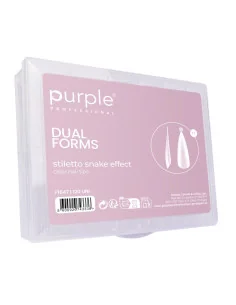 PURPLE DUAL FORMS STILETTO SNAKE EFFECT 150UDS