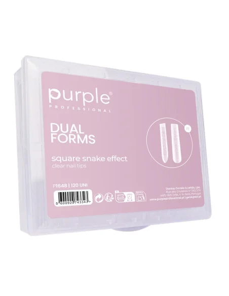 PURPLE DUAL FORMS SQUARE SNAKE EFFECT 150UDS