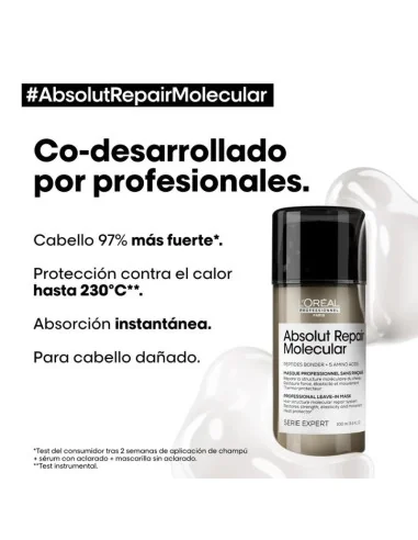 LOREAL EXPERT ABSOLUT REPAIR MOLECULAR LEAVE-IN MASK 50ML