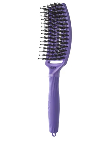 OLIVIA GARDEN FINGERBRUSH BOAR & NYLON NEPTUNE INDIGO