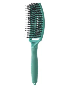 OLIVIA GARDEN FINGERBRUSH BOAR & NYLON EARTH GREEN 2