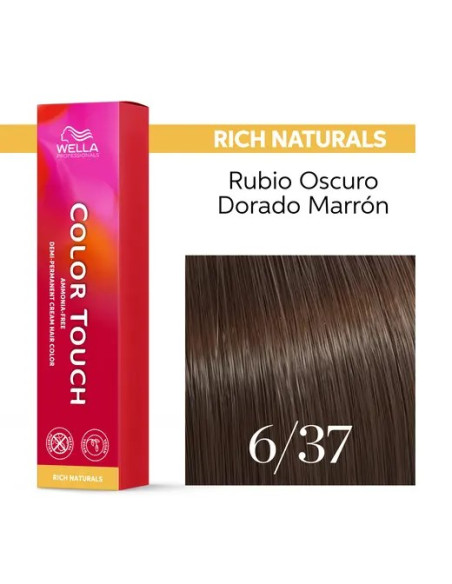 WELLA COLOR TOUCH 6/37 RICH NATURALS 60ML