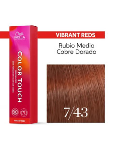 WELLA COLOR TOUCH 7/43 VIVRANT RED 60ML