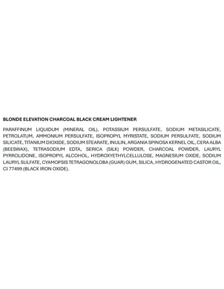 KAARAL BLONDE ELEVATION CHARCOAL BLACK CREAM LIGHTENER 250GR