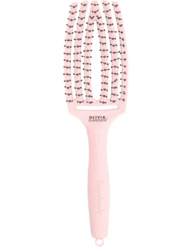 OLIVIA GARDEN FINGERBRUSH DOUBLE PIN PASTELL PINK