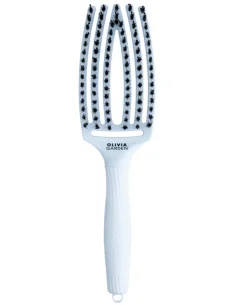 OLIVIA GARDEN FINGERBRUSH BOAR & NYLON MEDIUM PASTELL BLUE 2