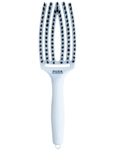 OLIVIA GARDEN FINGERBRUSH BOAR & NYLON MEDIUM PASTELL BLUE