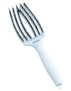 OLIVIA GARDEN FINGERBRUSH BOAR & NYLON MEDIUM PASTELL BLUE