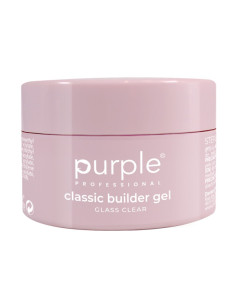 PURPLE CLASSIC BUILDER GEL GLASS CLEAR 50GR
