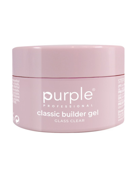PURPLE CLASSIC BUILDER GEL GLASS CLEAR 50GR