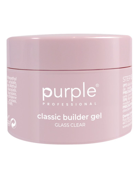 PURPLE CLASSIC BUILDER GEL GLASS CLEAR 250GR