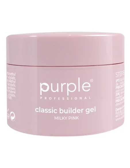 PURPLE CLASSIC BUILDER GEL MILKY PINK 250GR