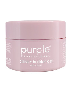 PURPLE CLASSIC BUILDER GEL MILKY ROSE 15GR