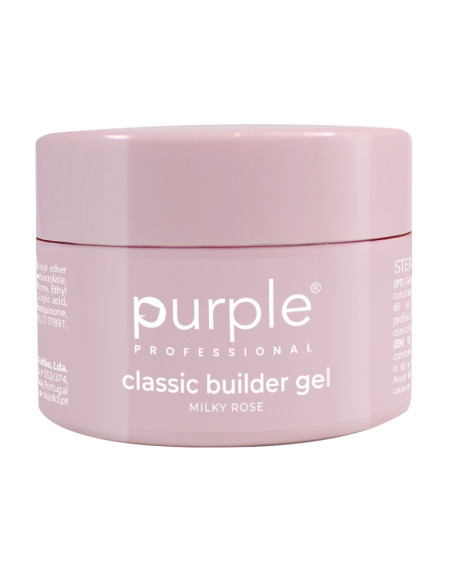 PURPLE CLASSIC BUILDER GEL MILKY ROSE 15GR