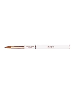 Purple Pincel Oval para Acrilico #8 (75% Kolinsky + 25%