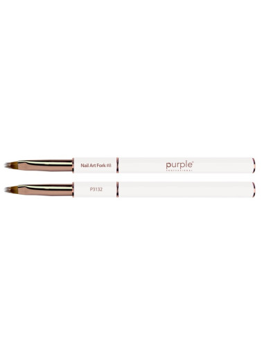 PURPLE PINCEL NAIL ART FORK #8 (NYLON)