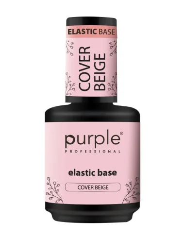 PURPLE ELASTIC BASE COVER BEIGE 15ML