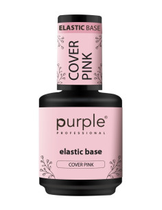 PURPLE ELASTIC BASE COVER PINK 15ML