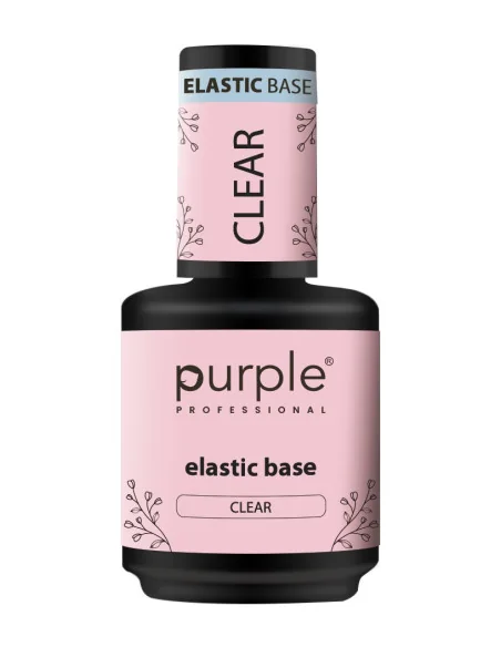 PURPLE ELASTIC BASE CLEAR 15ML
