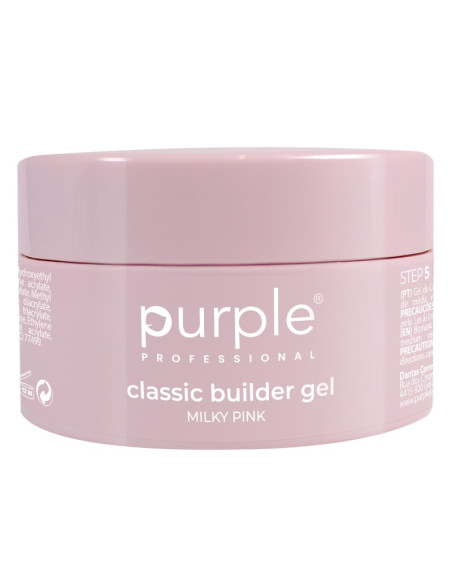 PURPLE CLASSIC BUILDER GEL MILKY PINK 100GR