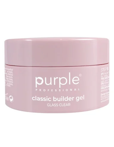 PURPLE CLASSIC BUILDER GEL GLASS CLEAR 100GR