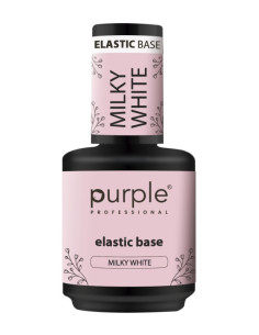 PURPLE ELASTIC BASE MILKY WHITE 15ML