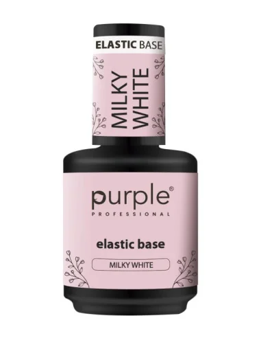 PURPLE ELASTIC BASE MILKY WHITE 15ML