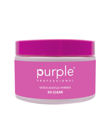 ***PURPLE POLVO ACRILICO SO CLEAR 200GR***